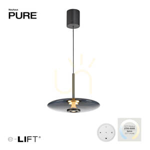 PURE E-VITRUM 2084-15 Grå 2xLED-pendellampa 1 PURE E-VITRUM 2084-15 Grå 2xLED-pendellampa small 1