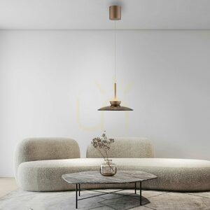 Pendellampa Paul Neuhaus PURE Moon 2191-97, brons, höjdjustering Comfort Lift small 17