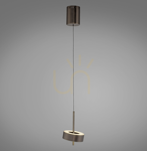 Kontrollera Q-ROTATE 2247-34 Brunt 1xLED-pendelljus
