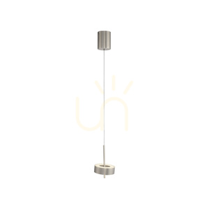 Q-ROTATE 2247-95 Silver 1xLED taklampa small 16