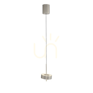 Q-ROTATE 2247-95 Silver 1xLED taklampa small 7