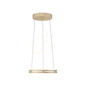 Paul Neuhaus PURE E-Loop 2550-60 pendellampa i mässing med 2 LED-lampor, med elektrisk höjdjustering small 21
