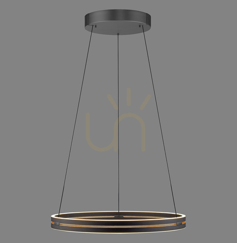 Kontrollera PURE E-LOOP 2551-18 Svart pendellampa med 2 LED-lampor
