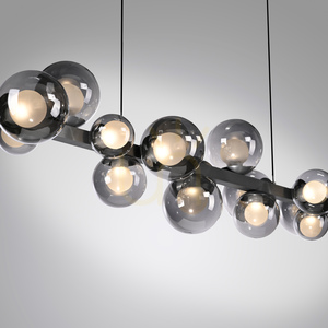 PURE E-POPUP 2557-15 Grå 18xLED taklampa small 23