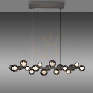 PURE E-POPUP 2557-15 Grå 18xLED taklampa small 24