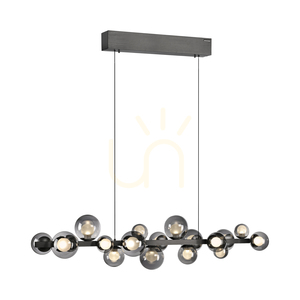 PURE E-POPUP 2557-15 Grå 18xLED taklampa small 7