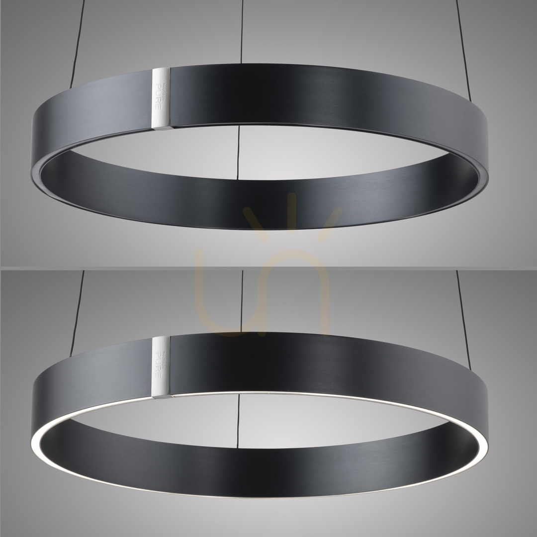 Display PURE E-CLIPSE 2560-15 Grå 2xLED taklampa PURE E-CLIPSE 2560-15 Grå 2xLED taklampa