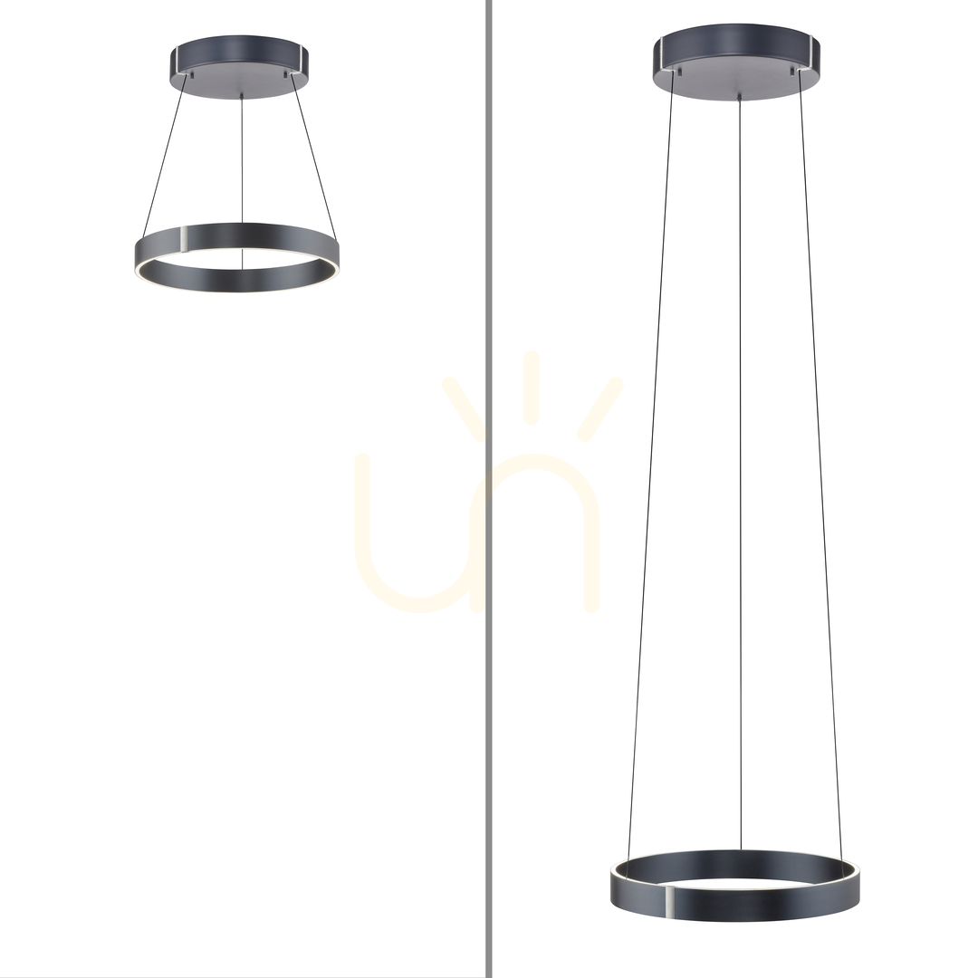 Förhandsvisning PURE E-CLIPSE 2560-15 Grå 2xLED taklampa PURE E-CLIPSE 2560-15 Grå 2xLED taklampa