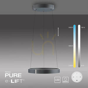 PURE E-CLIPSE 2560-15 Grå 2xLED taklampa 18 PURE E-CLIPSE 2560-15 Grå 2xLED taklampa small 18