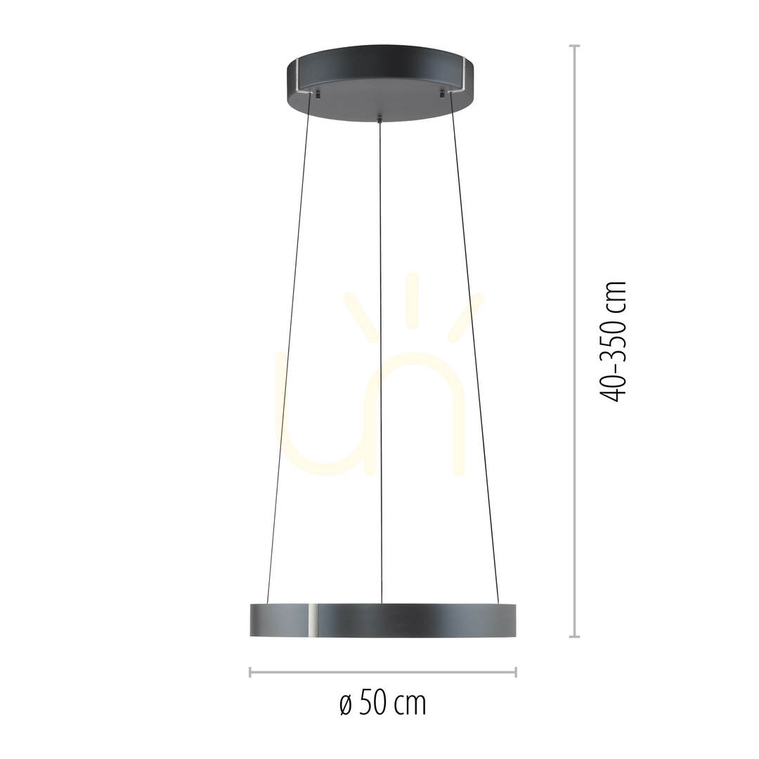 Förhandsvisning PURE E-CLIPSE 2560-15 Grå 2xLED taklampa PURE E-CLIPSE 2560-15 Grå 2xLED taklampa