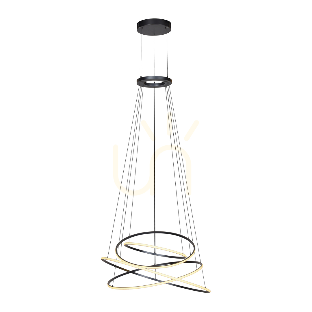 Kontrollera PURE E-FLYING RINGS 2566-15 Grå 1xLED-pendellampa PURE E-FLYING RINGS 2566-15 Grå 1xLED-pendellampa