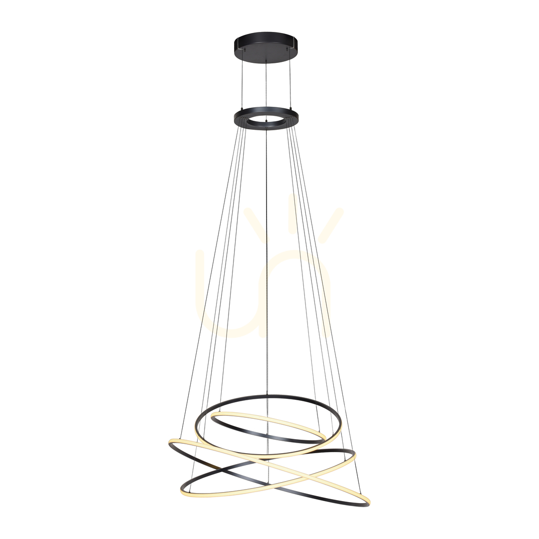 Förhandsvisning PURE E-FLYING RINGS 2566-15 Grå 1xLED-pendellampa PURE E-FLYING RINGS 2566-15 Grå 1xLED-pendellampa