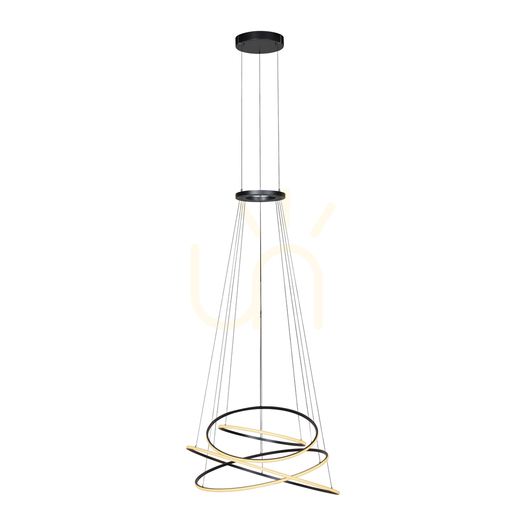 Förhandsvisning PURE E-FLYING RINGS 2566-15 Grå 1xLED-pendellampa PURE E-FLYING RINGS 2566-15 Grå 1xLED-pendellampa
