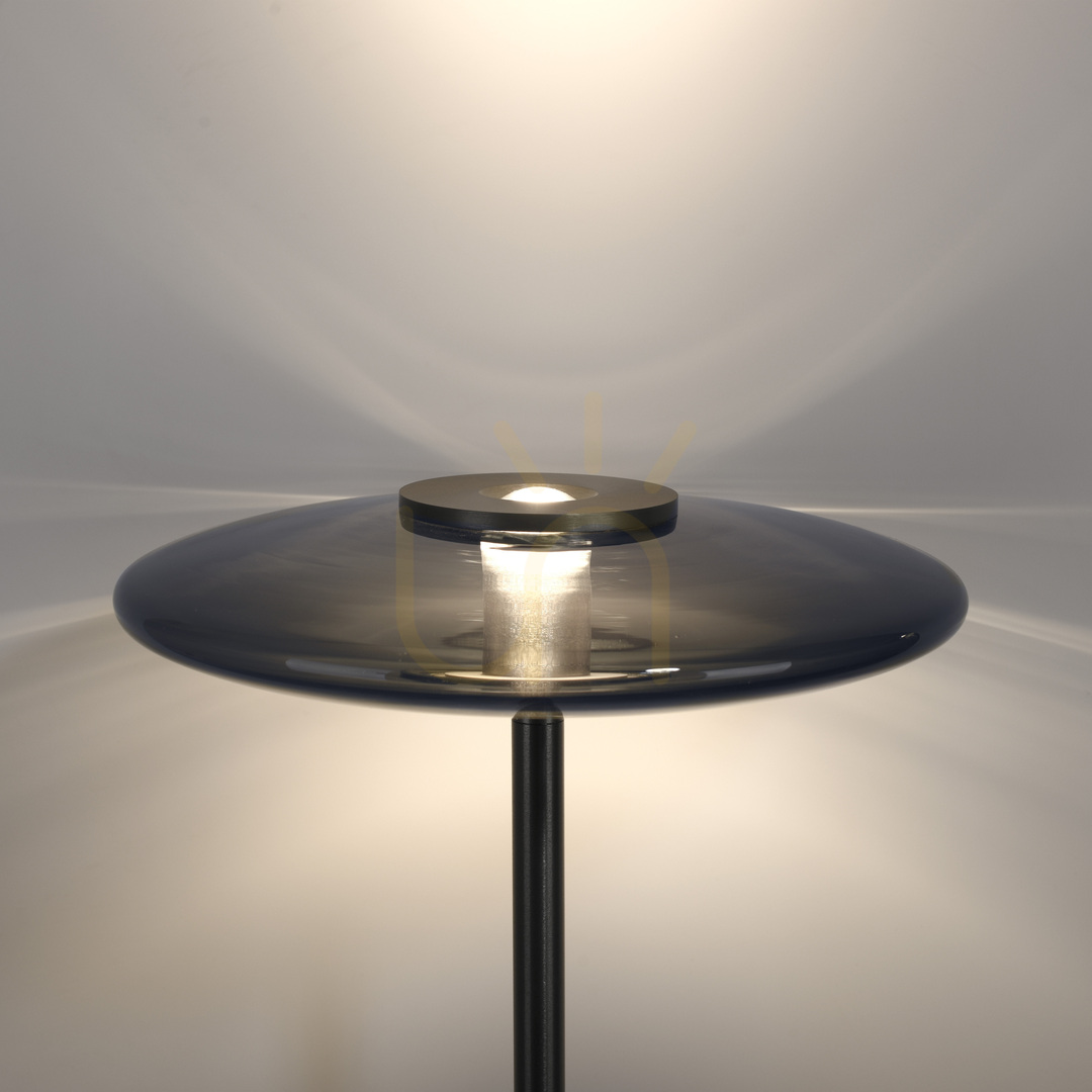 Display PURE VITRUM 481-15 Golvlampa, grå, 2xLED PURE VITRUM 481-15 Golvlampa, grå, 2xLED