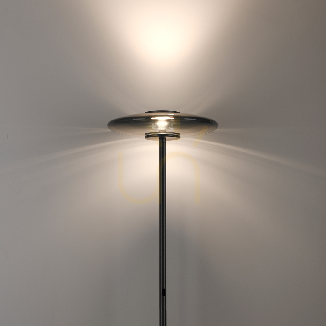 Visa PURE VITRUM 481-15 Golvlampa, grå, 2xLED PURE VITRUM 481-15 Golvlampa, grå, 2xLED