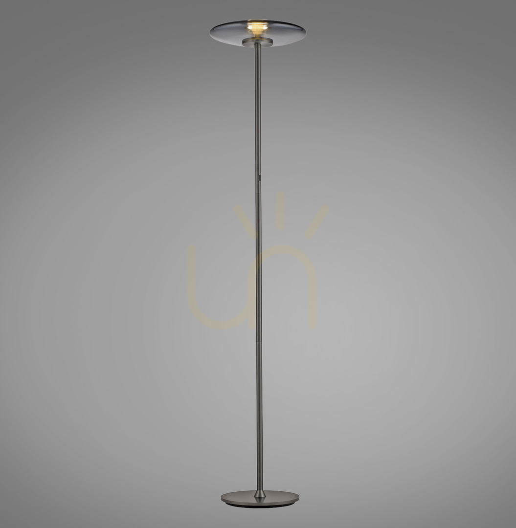 Kontrollera PURE VITRUM 481-15 Golvlampa, grå, 2xLED PURE VITRUM 481-15 Golvlampa, grå, 2xLED