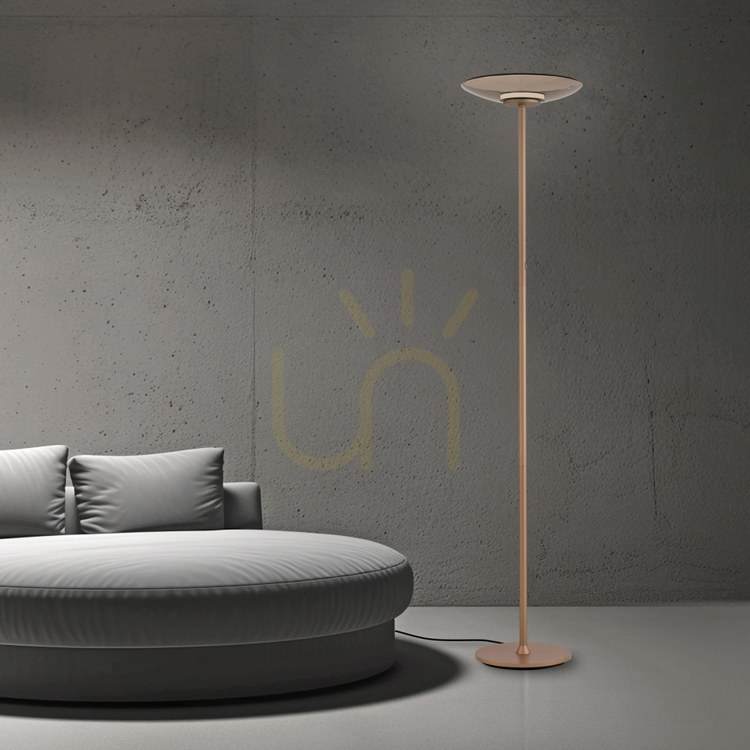 Förhandsvisning PURE MOON 594-97 Golvlampa, brun, 2xLED PURE MOON 594-97 Golvlampa, brun, 2xLED