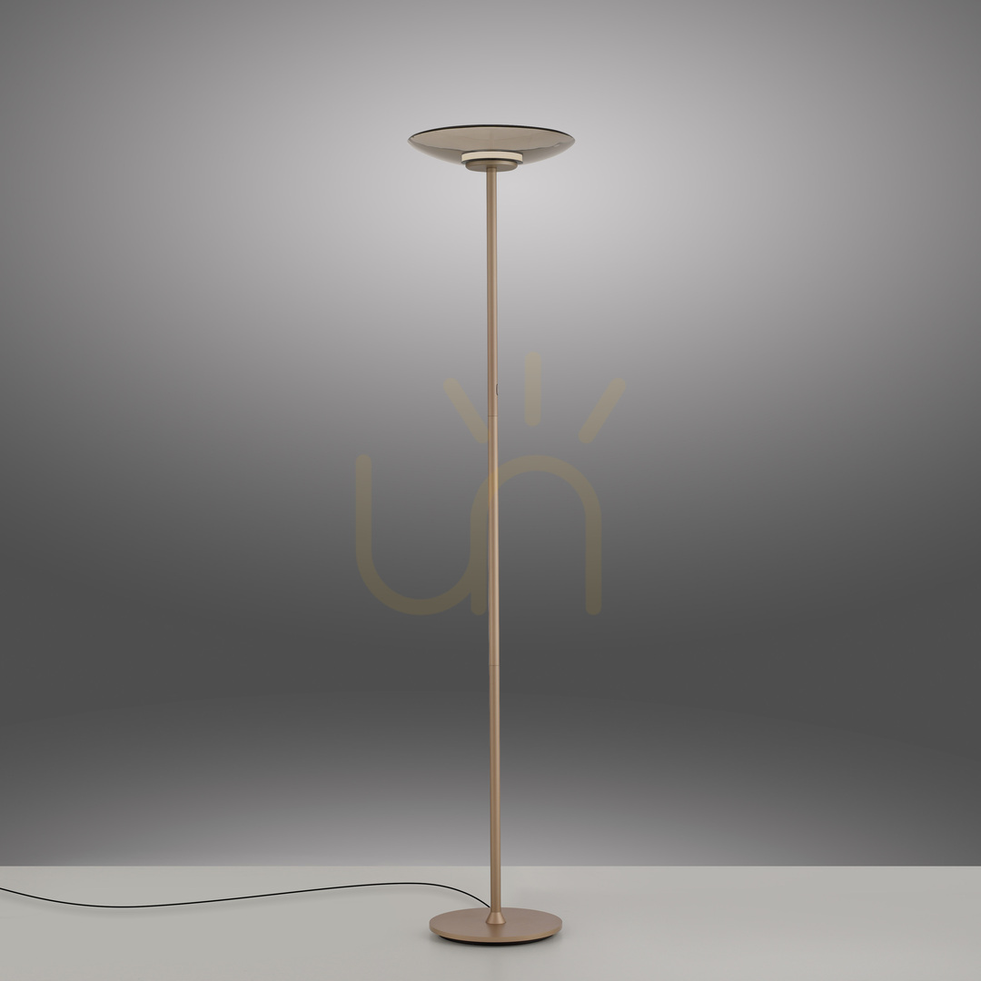 Kontrollera PURE MOON 594-97 Golvlampa, brun, 2xLED PURE MOON 594-97 Golvlampa, brun, 2xLED
