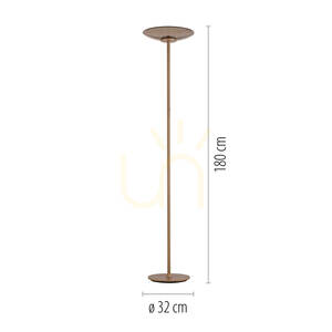 PURE MOON 594-97 Golvlampa, brun, 2xLED 8 PURE MOON 594-97 Golvlampa, brun, 2xLED small 8
