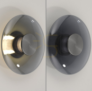 PURE VITRUM 6082-15 Vägglampa, grå, 1xLED small 21