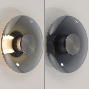 PURE VITRUM 6082-15 Vägglampa, grå, 1xLED small 28