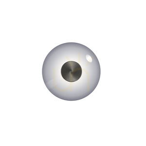PURE VITRUM 6082-15 Vägglampa, grå, 1xLED small 33