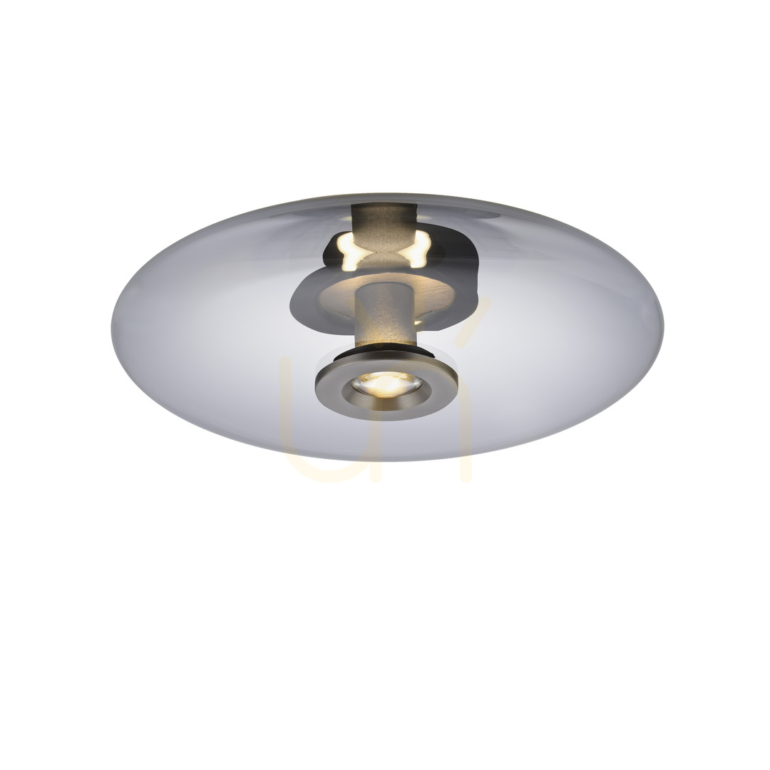 Kontrollera PURE VITRUM 6083-15 Taklampa, grå, 2xLED PURE VITRUM 6083-15 Taklampa, grå, 2xLED