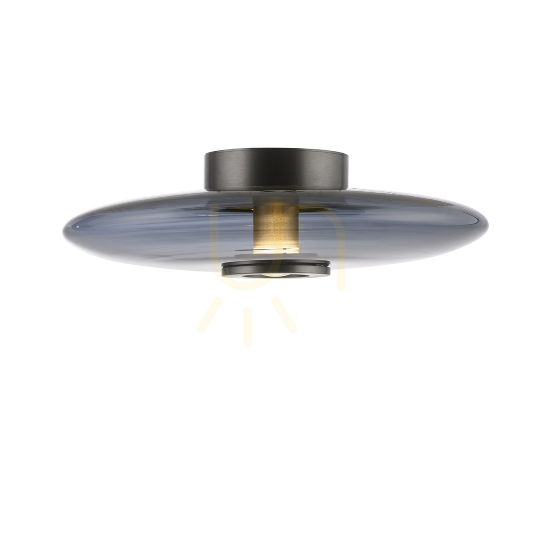 Visa PURE VITRUM 6083-15 Taklampa, grå, 2xLED PURE VITRUM 6083-15 Taklampa, grå, 2xLED