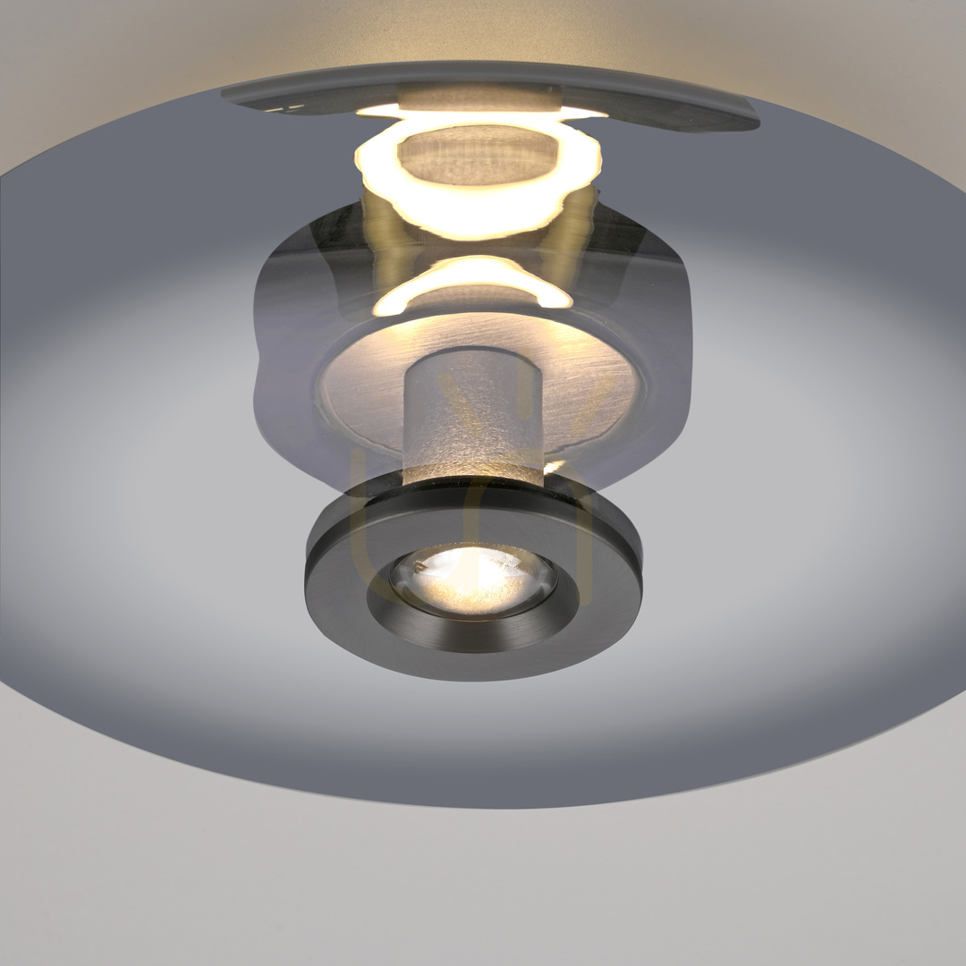Förhandsvisning PURE VITRUM 6083-15 Taklampa, grå, 2xLED PURE VITRUM 6083-15 Taklampa, grå, 2xLED
