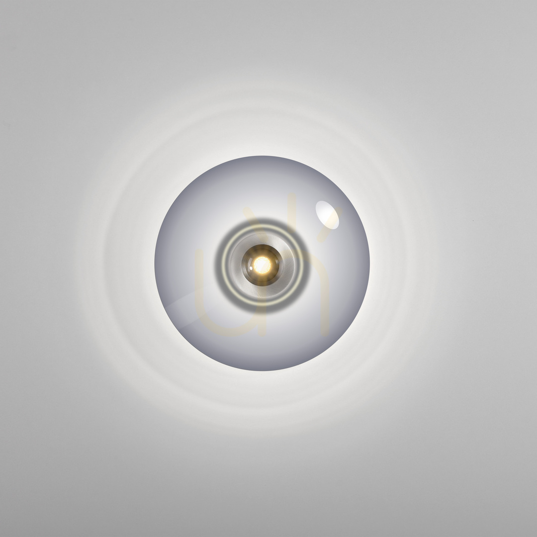 Visa PURE VITRUM 6083-15 Taklampa, grå, 2xLED PURE VITRUM 6083-15 Taklampa, grå, 2xLED
