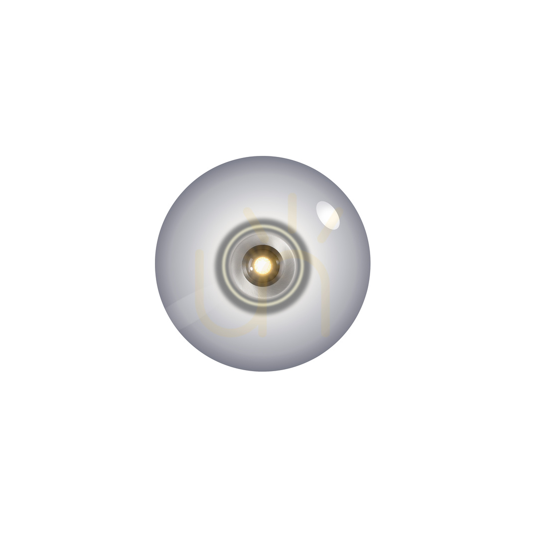 Utsikt PURE VITRUM 6083-15 Taklampa, grå, 2xLED PURE VITRUM 6083-15 Taklampa, grå, 2xLED