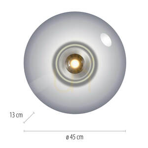 PURE VITRUM 6083-15 Taklampa, grå, 2xLED 8 PURE VITRUM 6083-15 Taklampa, grå, 2xLED small 8