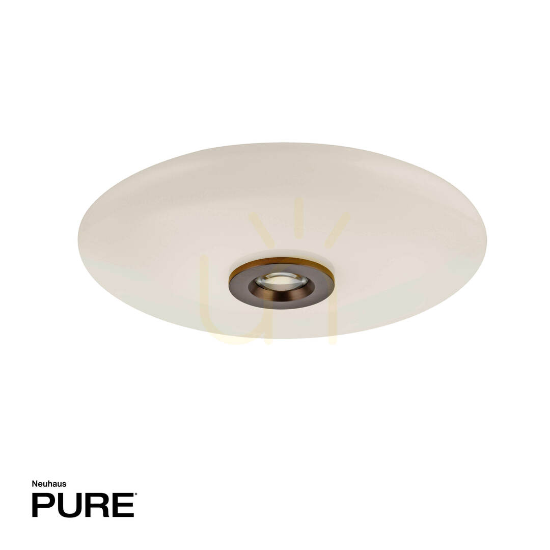 Utsikt PURE VITRUM 6083-34 Brunt takljus, 2xLED PURE VITRUM 6083-34 Brunt takljus, 2xLED