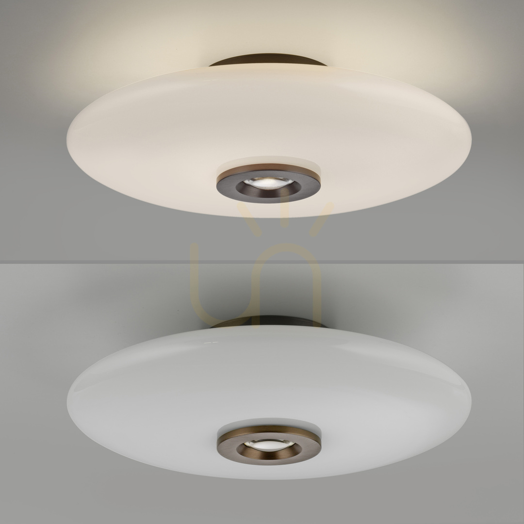 Utsikt PURE VITRUM 6083-34 Brunt takljus, 2xLED PURE VITRUM 6083-34 Brunt takljus, 2xLED