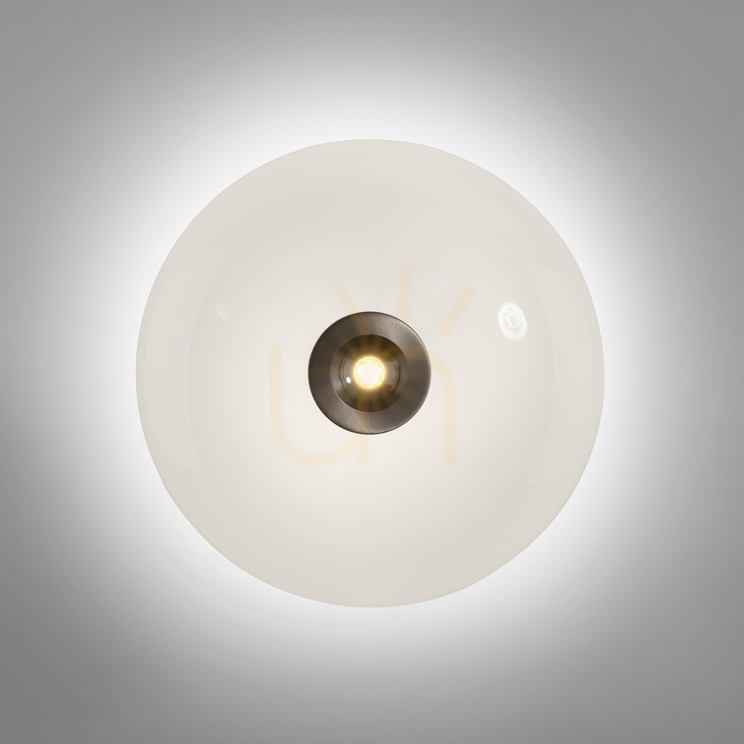 Visa PURE VITRUM 6083-34 Brunt takljus, 2xLED PURE VITRUM 6083-34 Brunt takljus, 2xLED