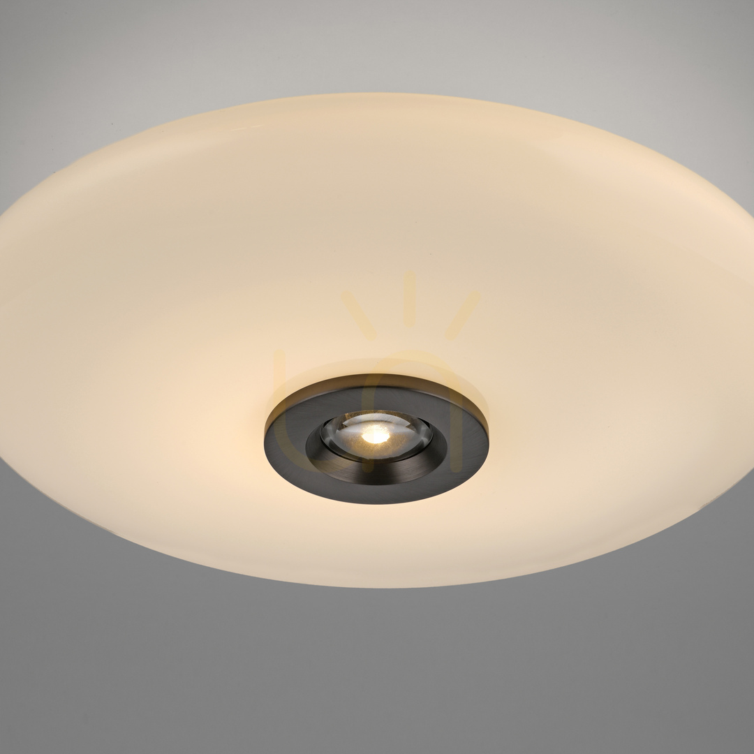 Visa PURE VITRUM 6083-34 Brunt takljus, 2xLED PURE VITRUM 6083-34 Brunt takljus, 2xLED