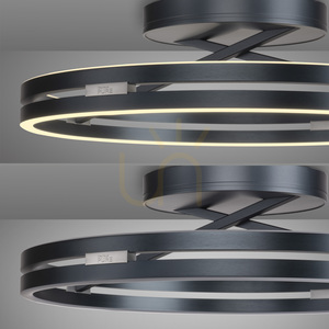 PURE LOOP 6552-15 Taklampa, grå, 2xLED small 13