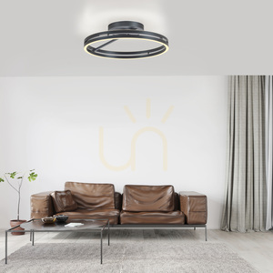 PURE LOOP 6552-15 Taklampa, grå, 2xLED small 15