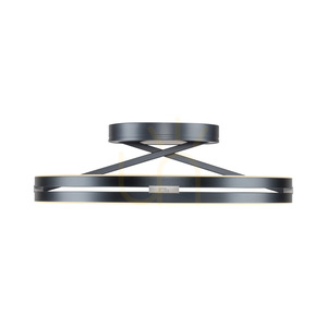 PURE LOOP 6552-15 Taklampa, grå, 2xLED small 17