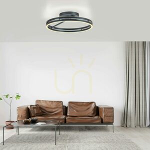 PURE LOOP 6552-15 Taklampa, grå, 2xLED small 18