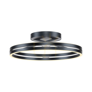PURE LOOP 6552-15 Taklampa, grå, 2xLED small 23
