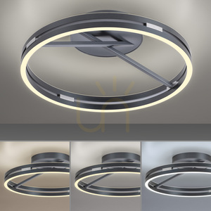 PURE LOOP 6552-15 Taklampa, grå, 2xLED small 5