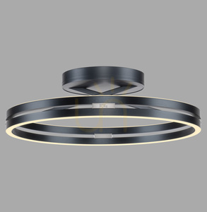 PURE LOOP 6552-15 Taklampa, grå, 2xLED small 0