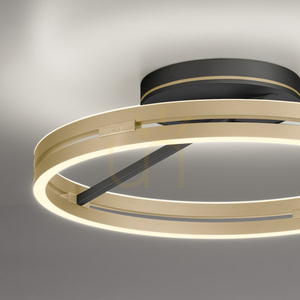 PURE LOOP 6552-68 Svart taklampa, 2xLED small 16