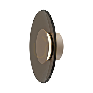 PURE MOON 9594-97 Vägglampa, brun, 1xLED small 10