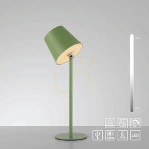 BOTERIA 19251-43 Grön bordslampa med 1 LED-lampa small 24