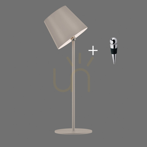 Kontrollera BOTERIA 19251-39 Bordslampa, sandfärgad, 1xLED