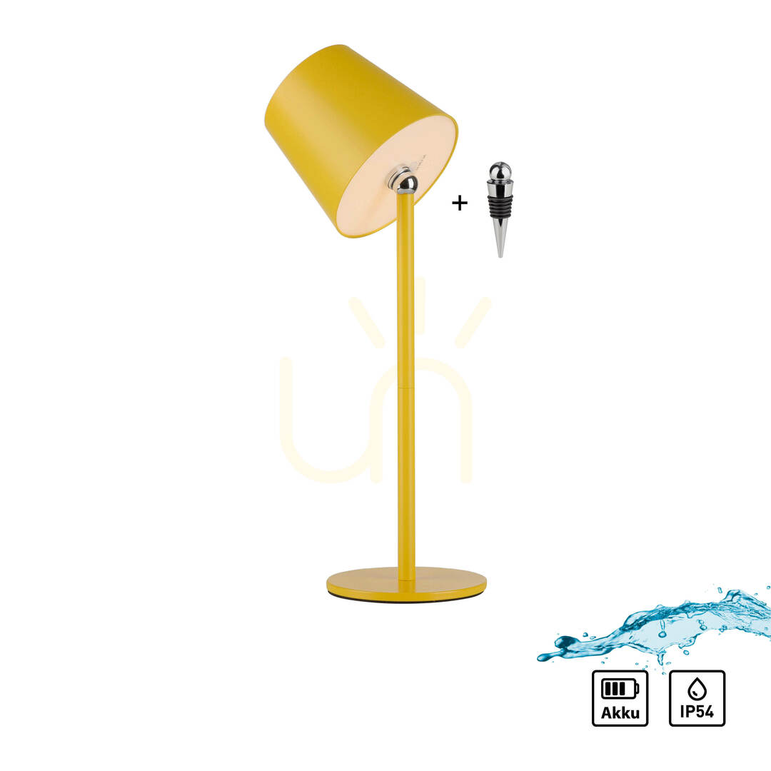 Display BOTERIA 19251-81 Bordslampa, gul, 1xLED BOTERIA 19251-81 Bordslampa, gul, 1xLED