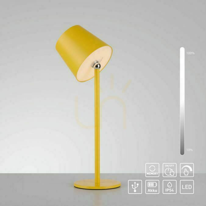 Kontrollera BOTERIA 19251-81 Bordslampa, gul, 1xLED BOTERIA 19251-81 Bordslampa, gul, 1xLED