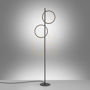 MINI RITUS 15396-18 Golvlampa, svart, 2xLED small 10